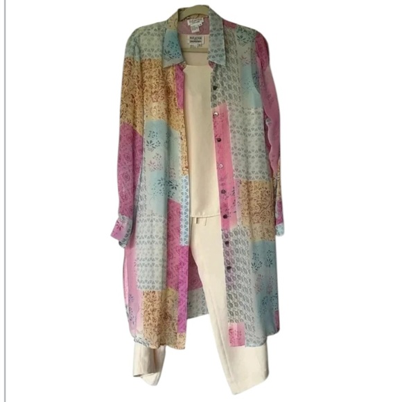 Multicolor Patchwork Pantsuit - Picture 1 of 11